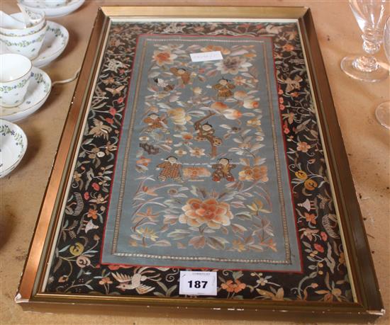 Chinese sleeve panel(-)